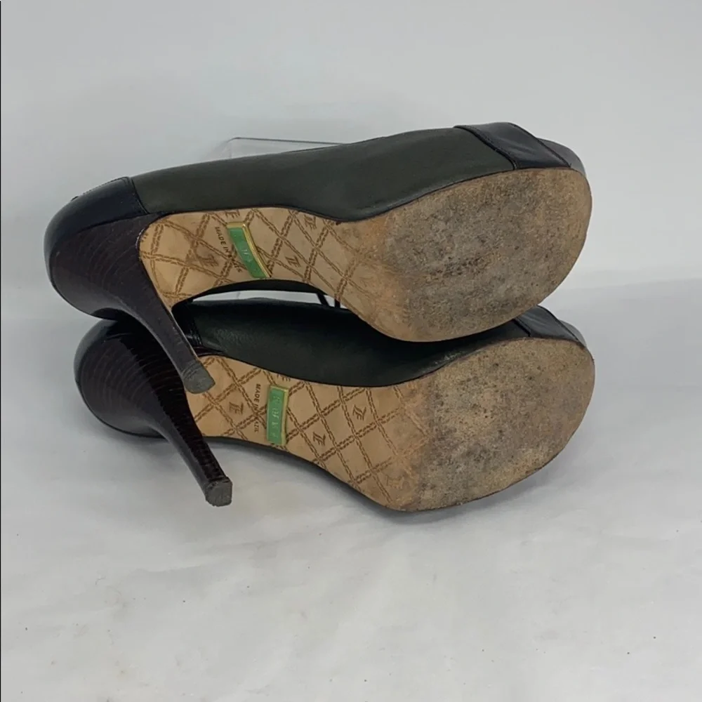 L.A.M.B.Gwen Stefani Sz 8.5 Peep Toe Platform Heel - Picture 10 of 10